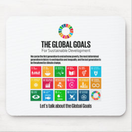 Mousepad Objetivos modernos de sustentabilidade inspiracion