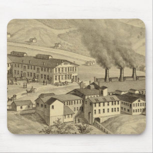 Mousepad Obras da Central Glass Company na Virgínia Ociden