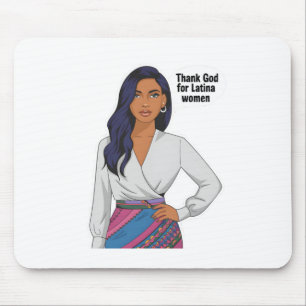 Mousepad Obrigado Deus Para As Mulheres Latina