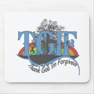 Mousepad Obrigado Deus, sou perdoado pelo TGIF