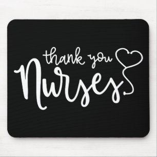 Mousepad Obrigado Enfermeiras  Script de Rico