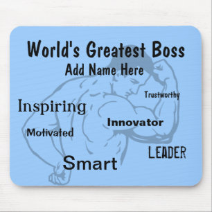 Mousepad Obrigado presentes para o chefe