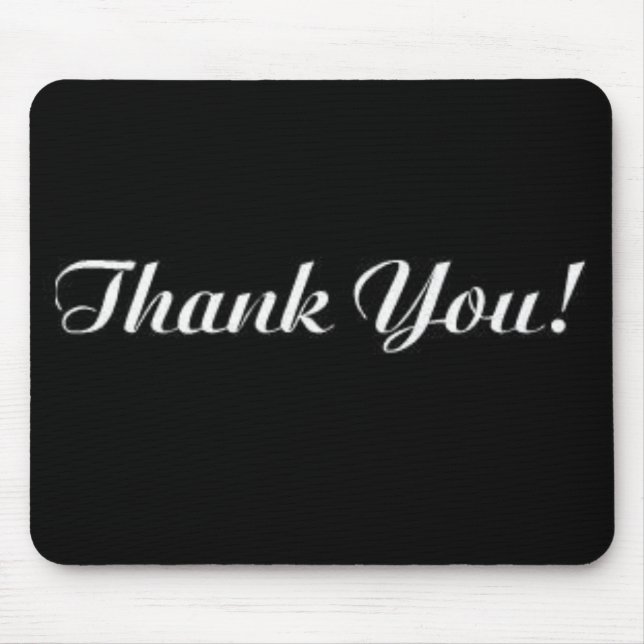 Mousepad Obrigado tapete do rato (Frente)