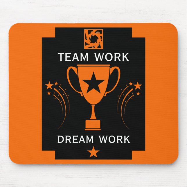 Mousepad Obrigados da equipe corporativa (Frente)
