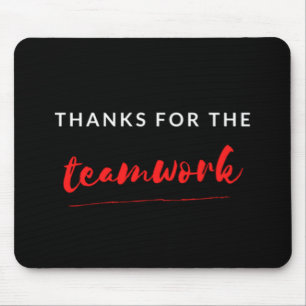 Mousepad Obrigados Para O Trabalho em equipe