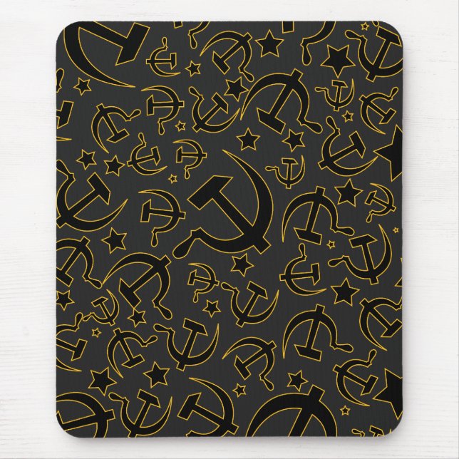 Mousepad Obscuridade comunista da esteira do rato (Frente)