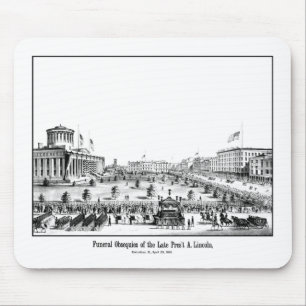 Mousepad Obsequies fúnebres do presidente Lincoln