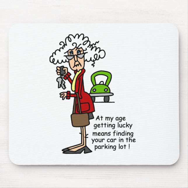 Mousepad Obtendo o humor afortunado (Frente)