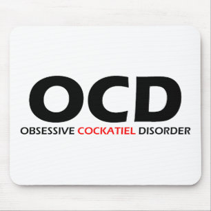 Mousepad OCD - Desordem obsessiva do Cockatiel