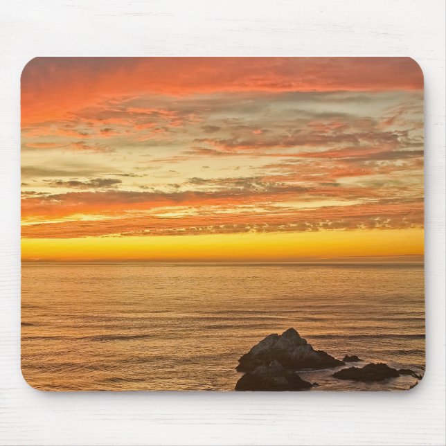 Mousepad Ocean Beach Ca. Summer Sunset (Frente)