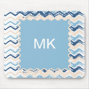 Mousepad Ocean Waves Chevron
