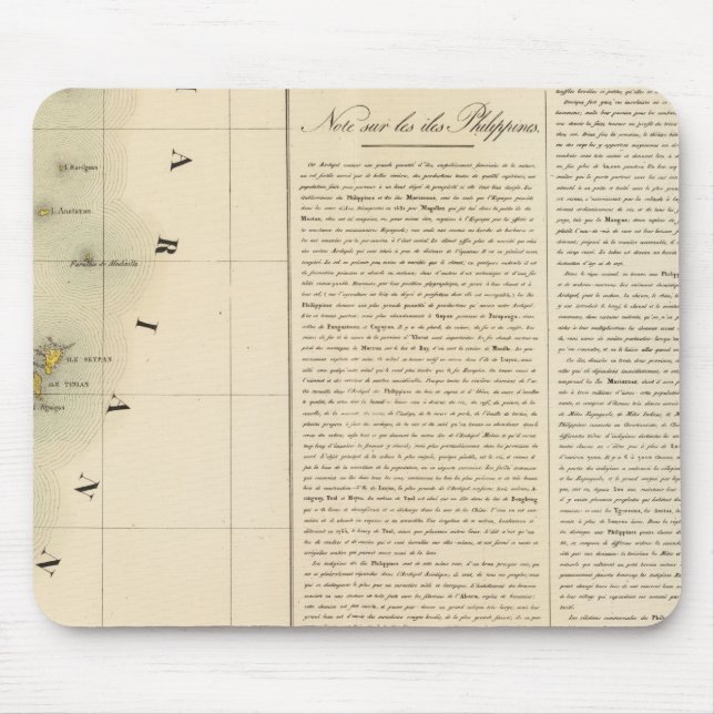 Mousepad Oceânia das Ilhas Marianas n.o 5 (Frente)