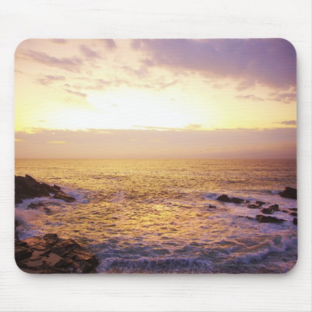 Mousepad Oceano Atlântico no nascer do sol, vista de (Frente)