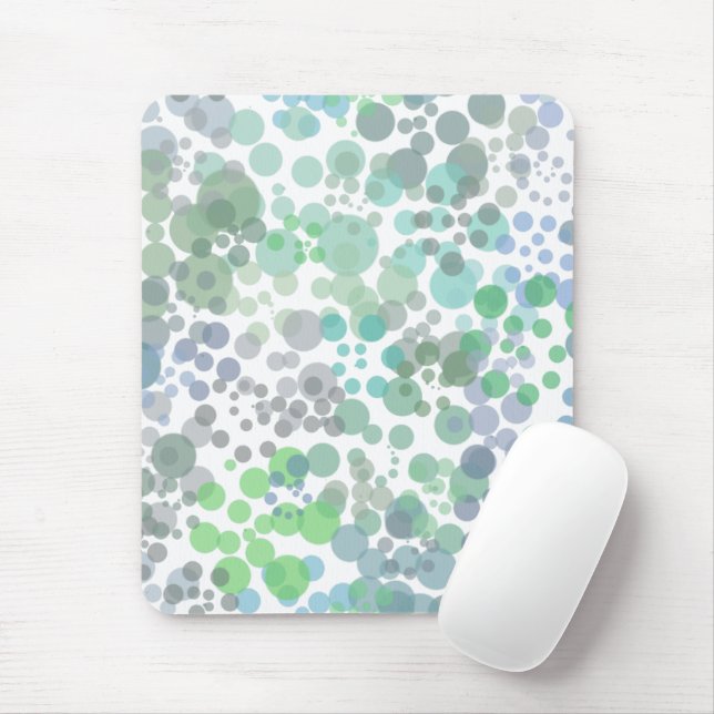 Mousepad Oceano Spray Água Cai Aquarela Arte (Com mouse)