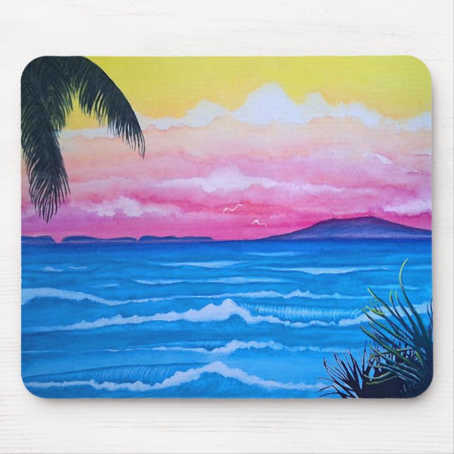 Mousepad Oceano Sunset (Frente)