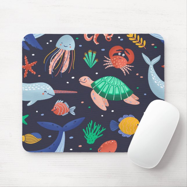 Mousepad Oceanos Amantes (Com mouse)