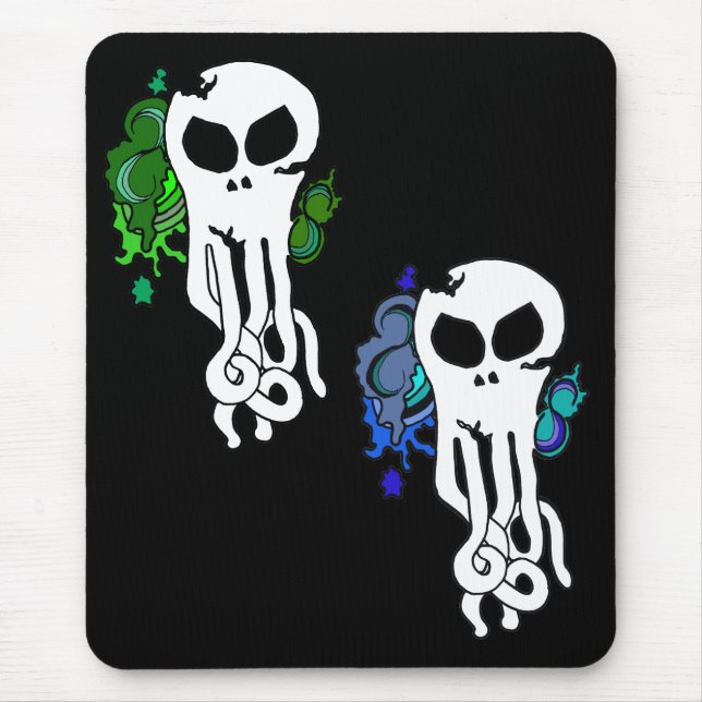 Mousepad Octo crull green copy, Octo crull blue copy (Frente)