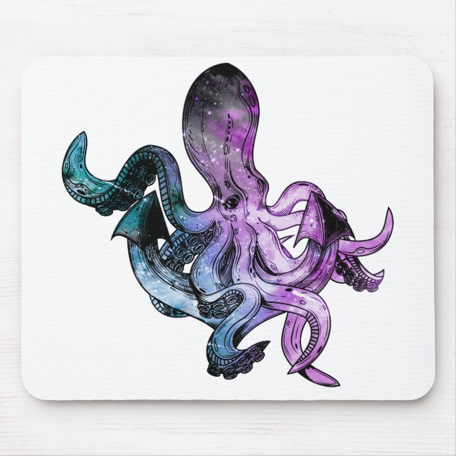 Mousepad Octopus neon (Frente)