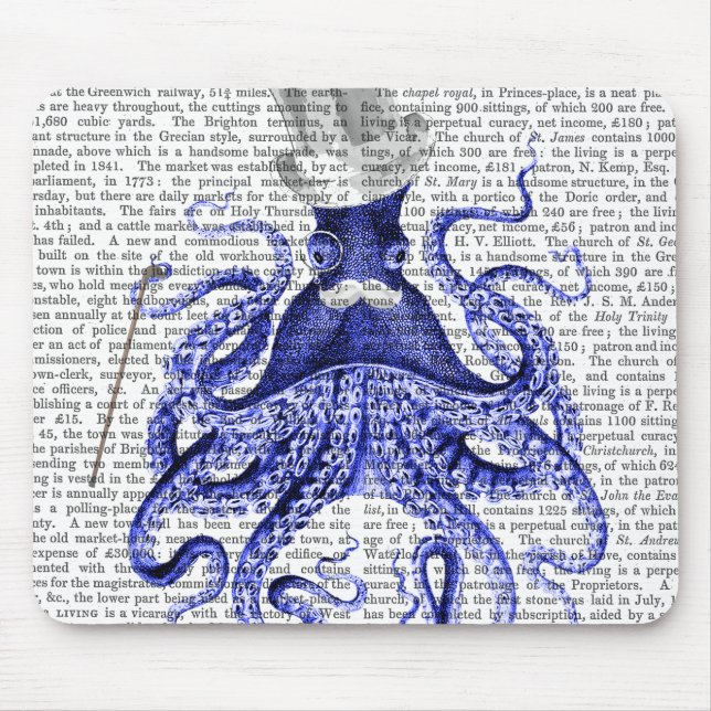 Mousepad Octopus Sobre Cidade (Frente)