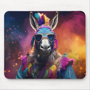 Mousepad Óculos Azuis Funky Donkey