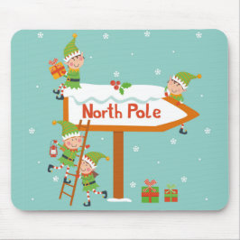 Mousepad Óculos bonitos indo para o Polo Norte