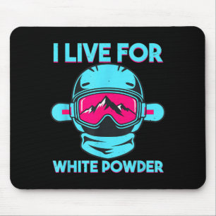 Mousepad Óculos de esqui retro para snowboard anos 80 90 ap