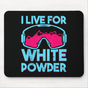 Mousepad Óculos de Esqui Retro Vintage Anos 80 90s Snowboar