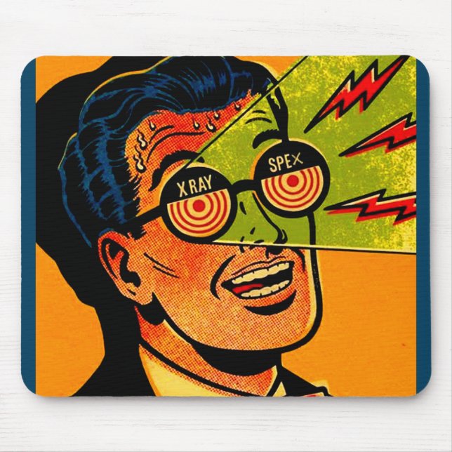 Mousepad Óculos de Raio-X (Frente)