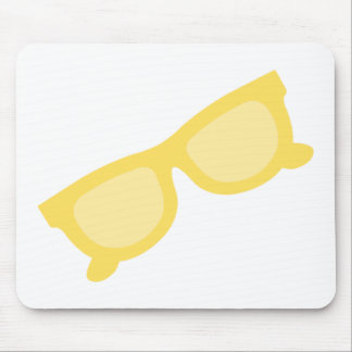 Mousepad Óculos de sol amarelos de verão óculos armação hip