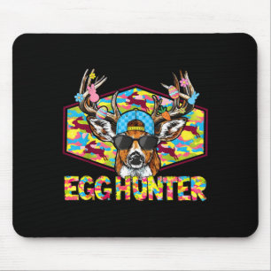 Mousepad Óculos de Sol Camuflado de Caça ao Ovo de Páscoa p