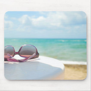 Mousepad Óculos de sol na praia