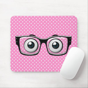 Mousepad Óculos nas Bolinhas