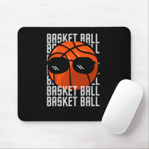 Mousepad Óculos negros de basquete