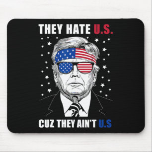 Mousepad Odeiem-nos Porque Não São Nós Donald Trump 4 de Ju