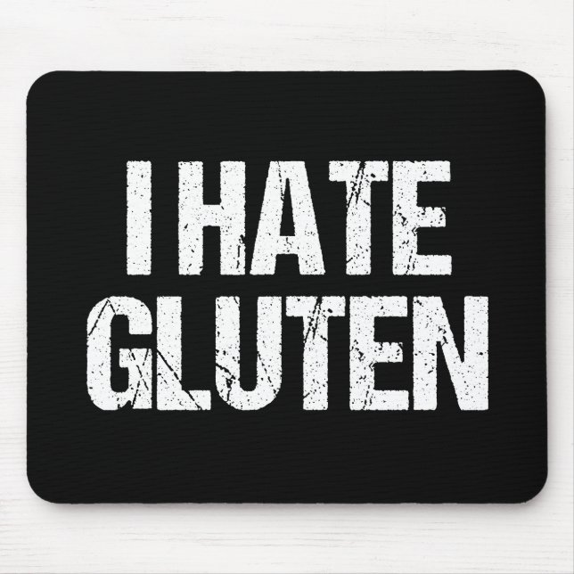 Mousepad Odeio Gluten (Frente)