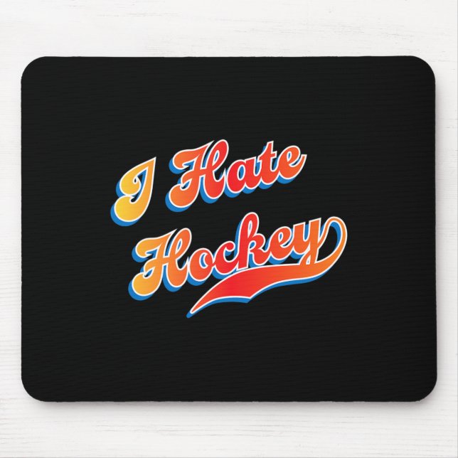 Mousepad Odeio Hockey (Frente)