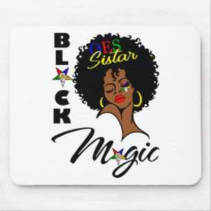 Mousepad Oes Black Sistar Magic Ordena A Matriz Estrela Ori