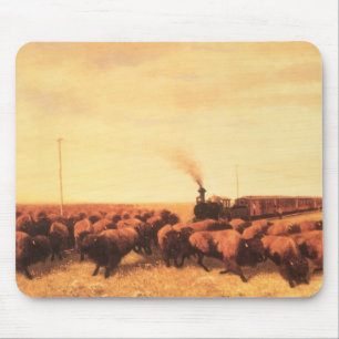 Mousepad Oeste Americano Vintage, Parado pelo Trotter de NH
