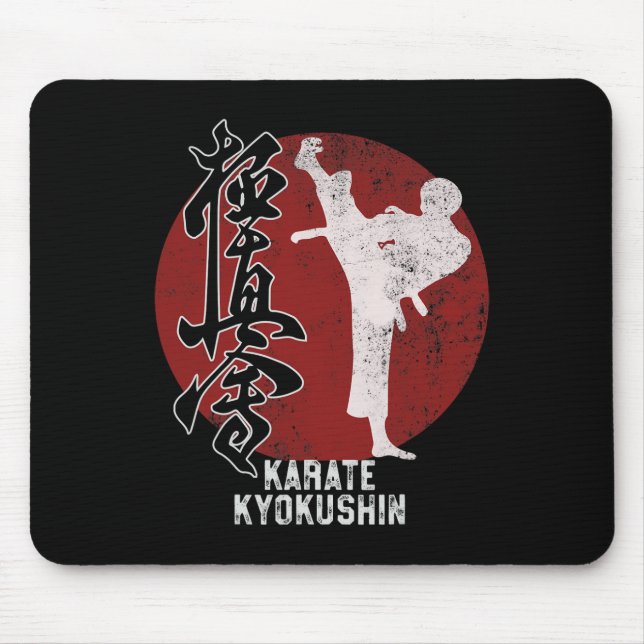 Mousepad Oferta de Arte Marcial de Kyokushin Karate (Frente)