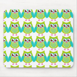 Mousepad Oferta de Corujas Verdes