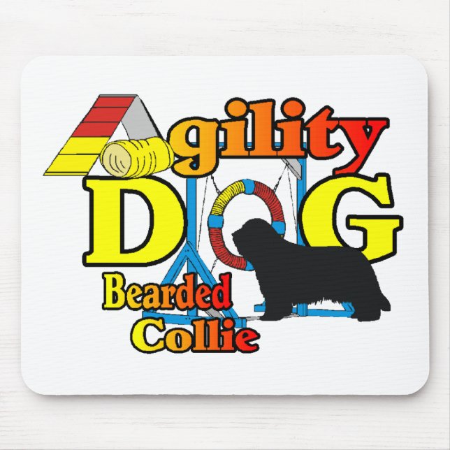 Mousepad Ofertas de Agilidade Collie (Frente)