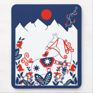 Mousepad Ofertas De Arte Folclórica Suecas E Finlandesas