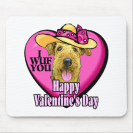 Mousepad Ofertas de Dias de os namorados Airedale Terrier