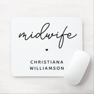 Mousepad Ofertas de Parteira Personalizada de Apreciação de