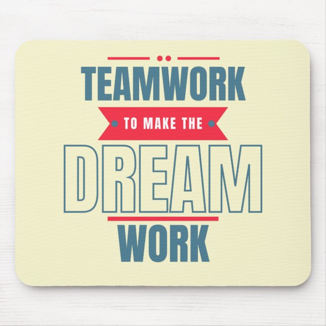 Mousepad Ofertas de trabalho em equipe para Escritório Moti (Frente)