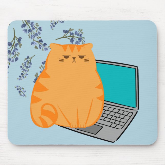 Mousepad Office Cat (Frente)