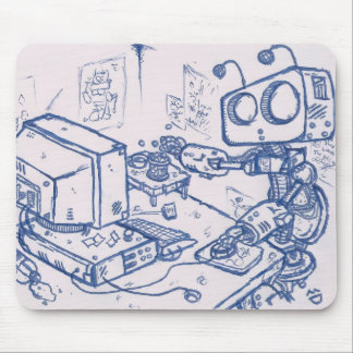 Mousepad Officebot Mousemat
