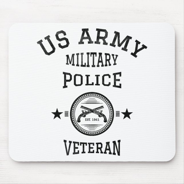 Mousepad Oficial de Polícia aposentado Veterano (Frente)