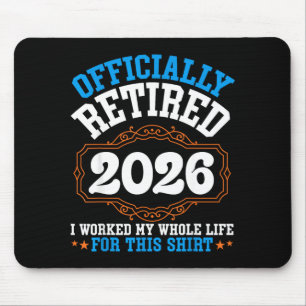 Mousepad Oficialmente aposentado em 2026 trabalhou a vida t