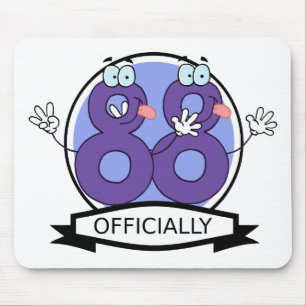 Mousepad Oficialmente bandeira de 88 aniversários